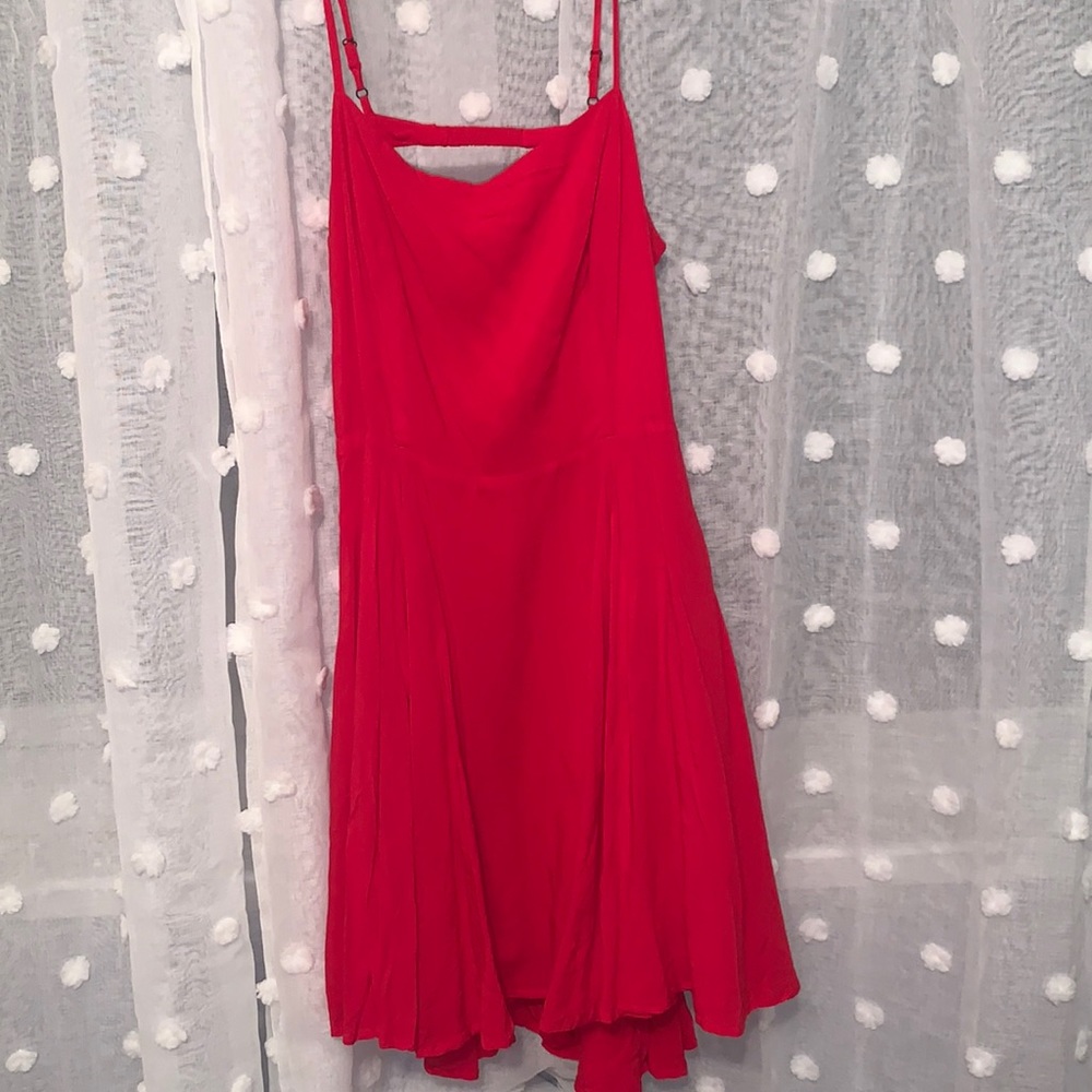 Urban Outfitters Red Slip Dress